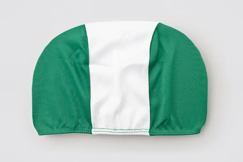 Caps for pool, green/white/green