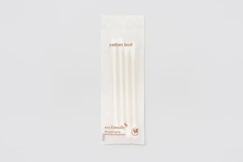 GreenClassic - 4pcs cotton tips with paper stick