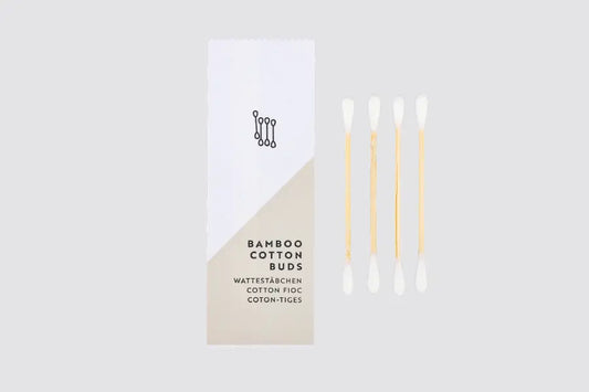 GreenElegant - 4 cotton buds with bamboo stick in paper sachet