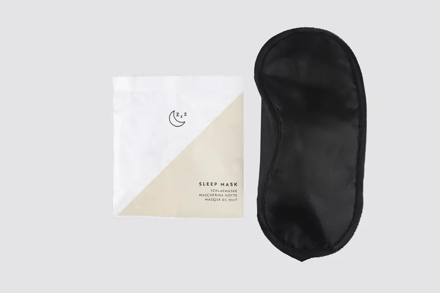 GreenElegant - Sleep mask, black in paper sachet