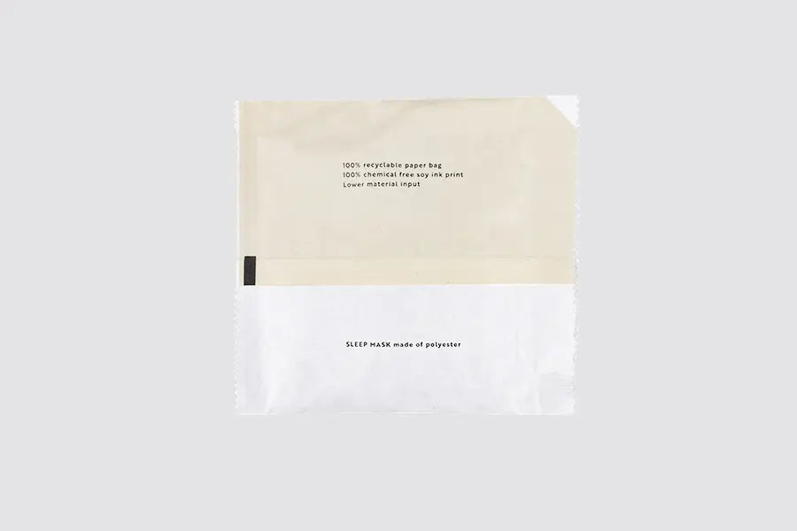 GreenElegant - Sleep mask, black in paper sachet - image 3