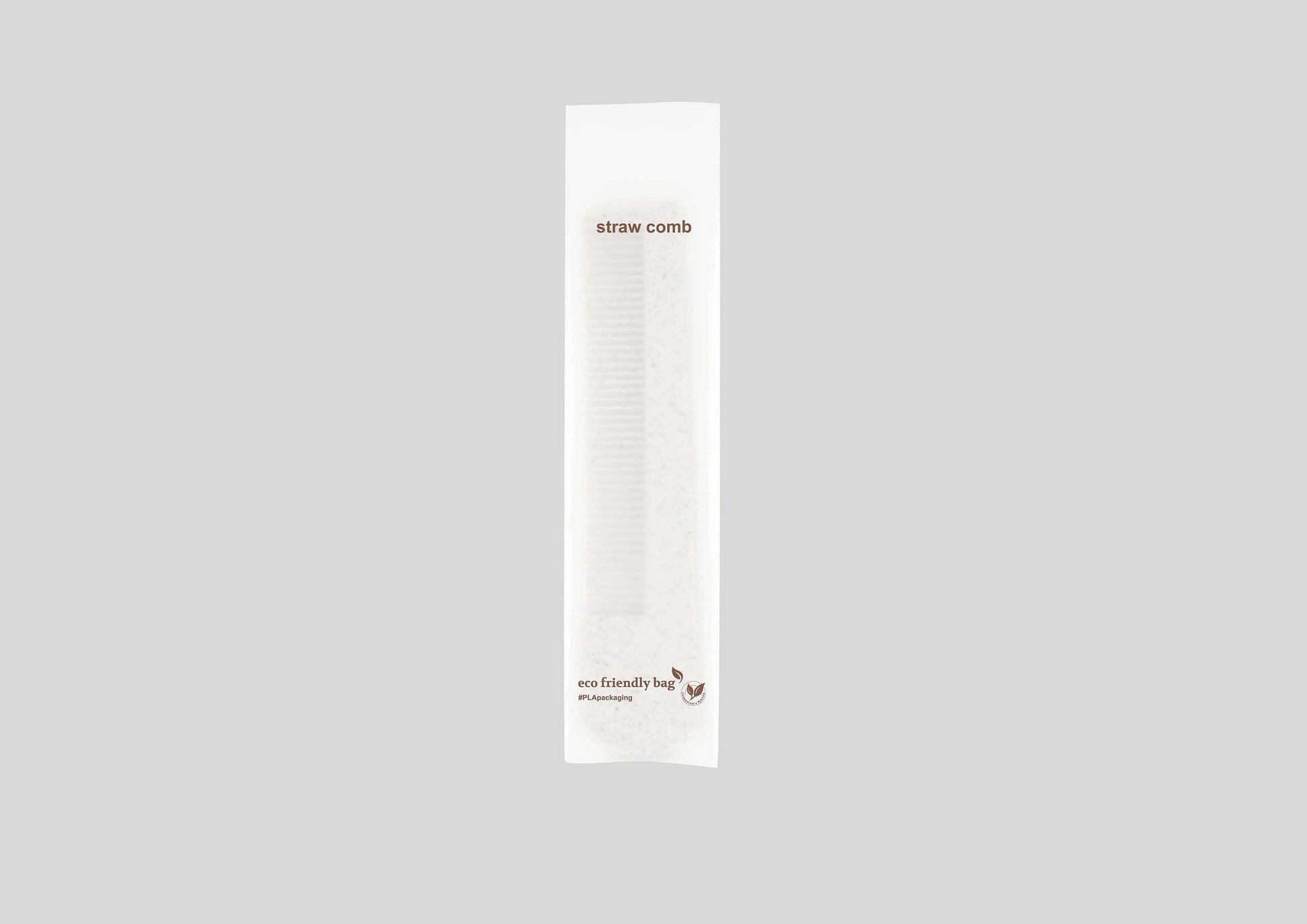 GreenClassic - Straw comb in PLA bag, length 15,5cm