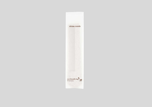 GreenClassic - Straw comb in PLA bag, length 15,5cm