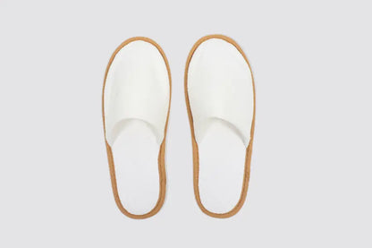 Babaco, closed-toe, white, size 28,5cm | Hotel slippers