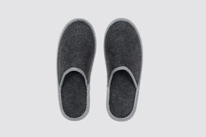 Chamonix, closed-toe, size 28,5cm, felt | Hotel slippers