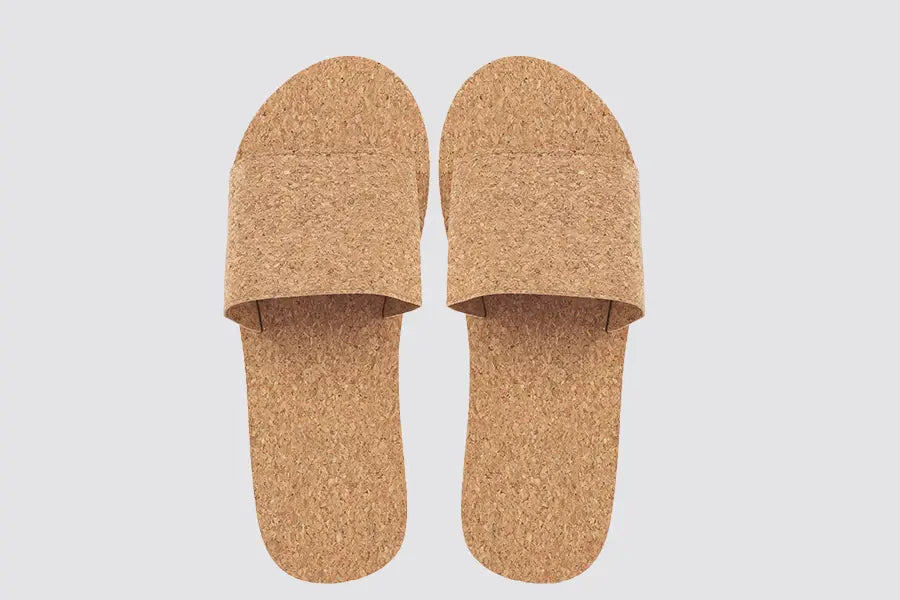Corteccia, open-toe, size 28,5cm, 100% cork | Wellness slippers