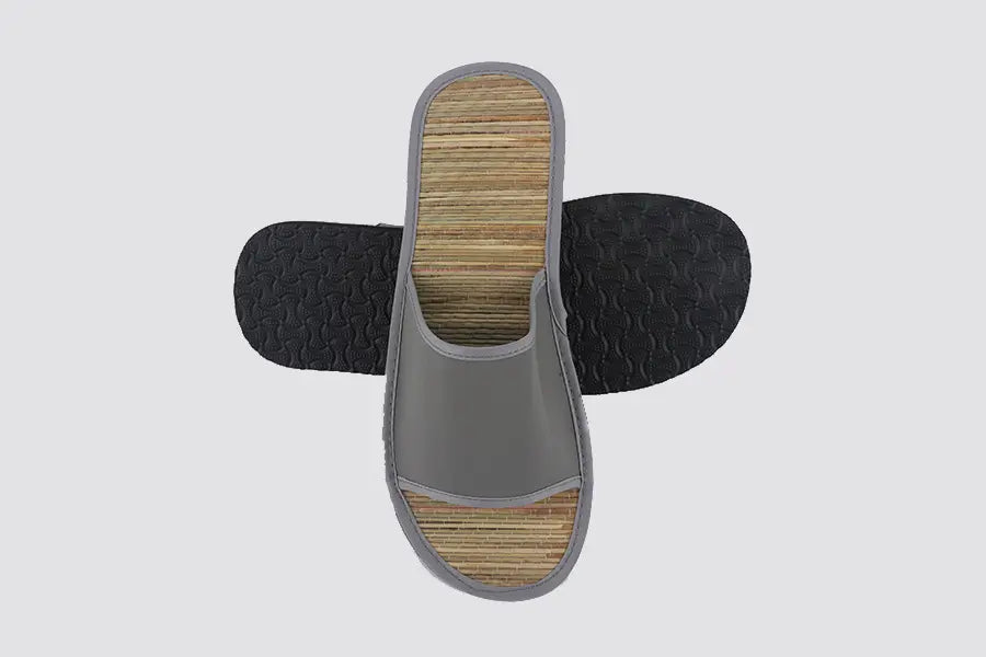 Bamboo, open-toe, size 28,5cm | Wellness slippers - image 2