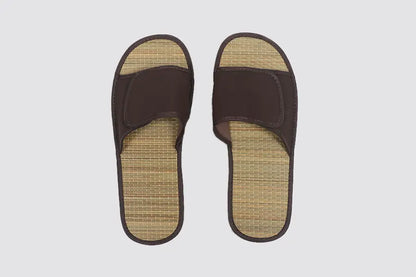 Bamboo Velcro, open-toe, size 28,5cm | Wellness slippers