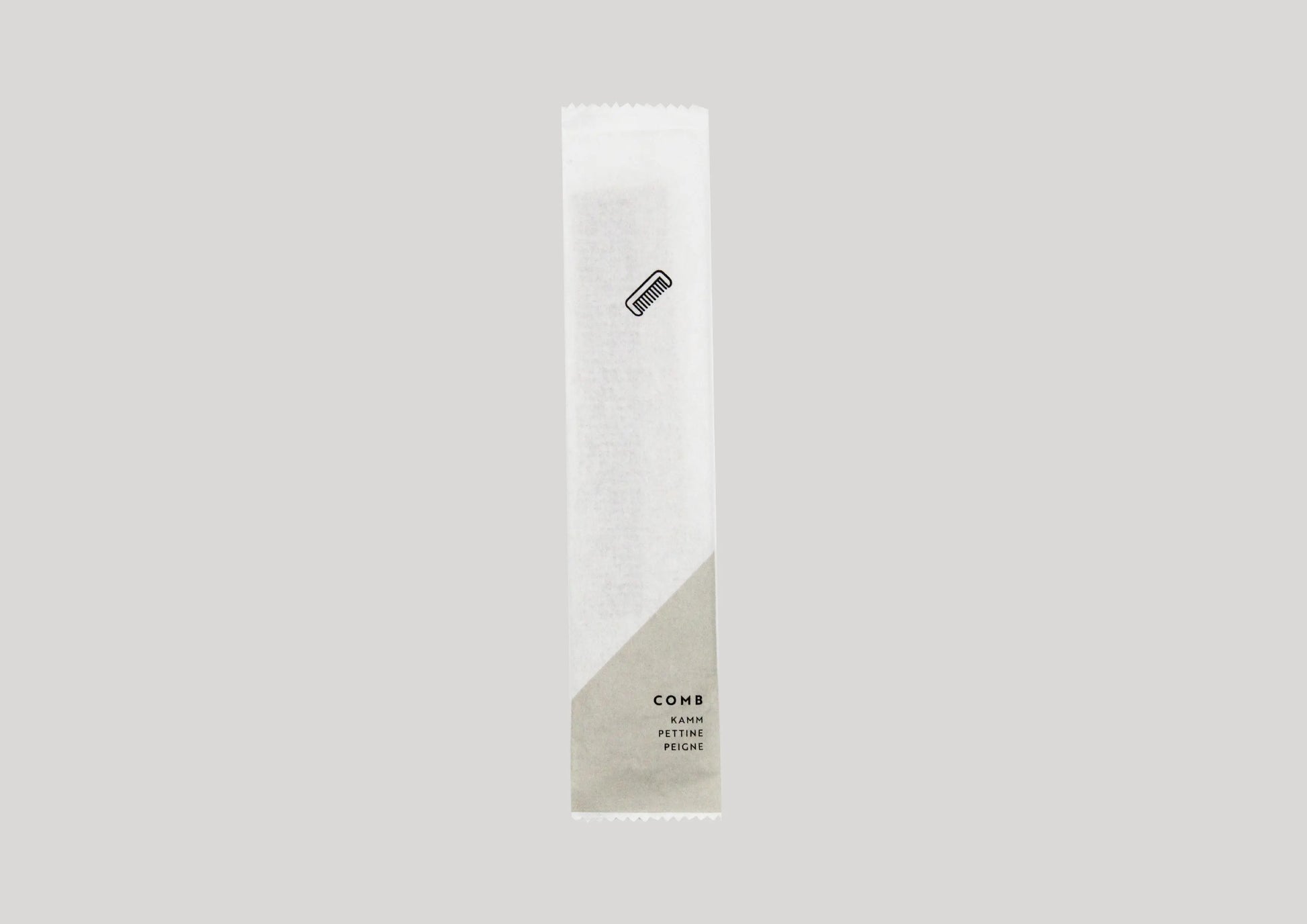 GreenElegant - Comb made with 35% straw, length 15,5cm, in paper sachet - image 2