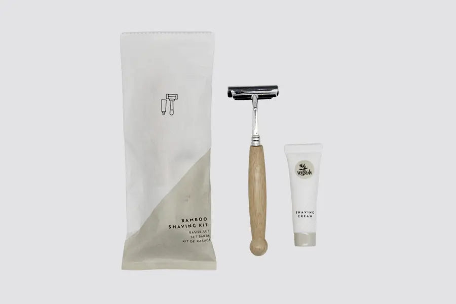 GreenElegant - Shaving kit in paper sachet