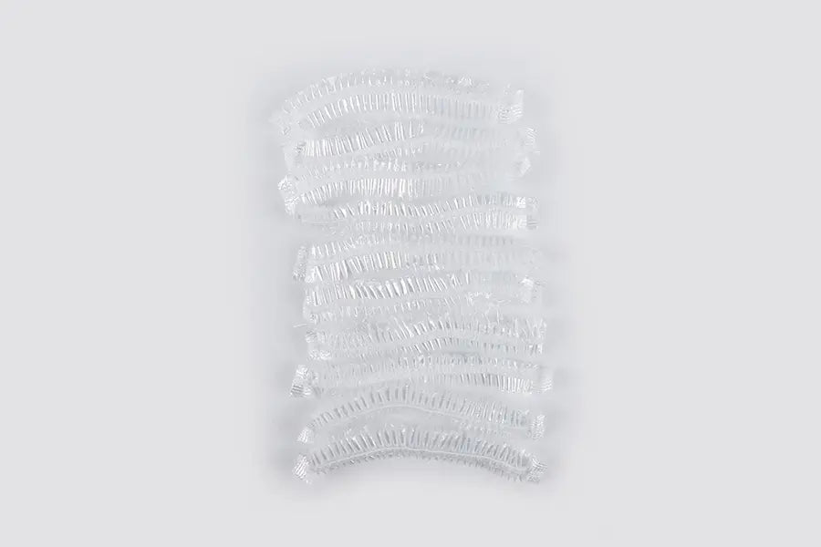 Bulk flower shower cap, 10 pcs in plastic bag - image 2