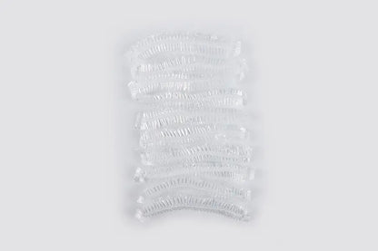 Bulk flower shower cap, 10 pcs in plastic bag - image 2