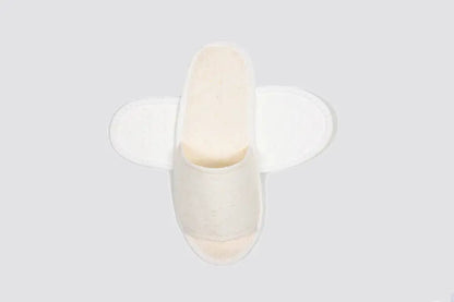 Camellia, open-toe, natural-coloured, size 28,5 cm, sole made of sugar cane | Hotel slippers - image 2