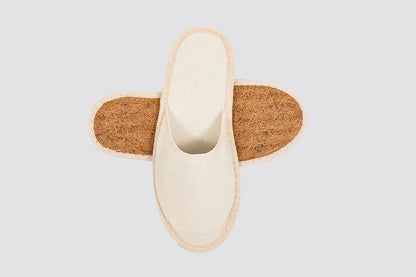Coco, closed-toe, size 28,5cm, coconut fiber sole | Hotel slippers - image 2