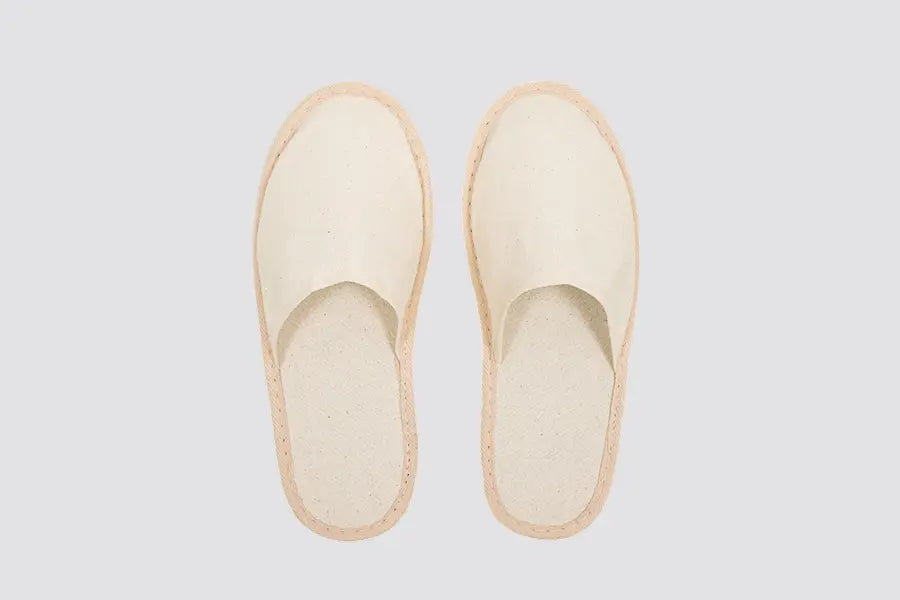 Coco, closed-toe, size 28,5cm, coconut fiber sole | Hotel slippers