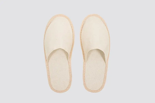 Coco, closed-toe, size 28,5cm, coconut fiber sole | Hotel slippers