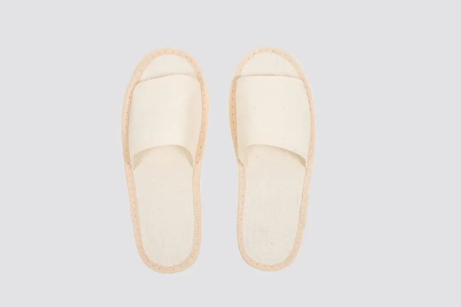 Coco, open-toe, size 28,5cm, coconut fiber sole | Hotel slippers