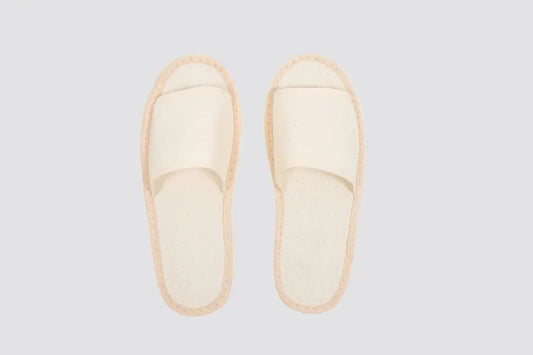 Coco, open-toe, size 28,5cm, coconut fiber sole | Hotel slippers