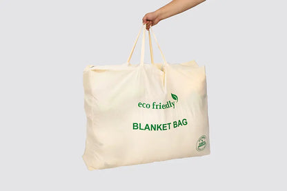 Blanket bag, cotton, 65x85x25cm, natural color - image 2