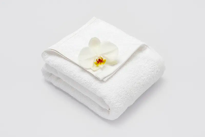 BASIS-LINE white cotton guest towel 30 x 50 cm, 400 gsm