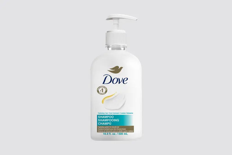 Dove Professional Hydrating Care Shampoo 500 ml bottle with pump